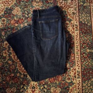 LoftCurvy Boot Blue Denim Jeans 32